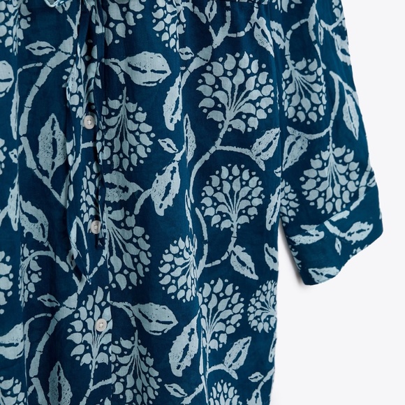 Zara limited edition printed cotton shirt dress you cannot miss this summer - Picture 8 of 8
